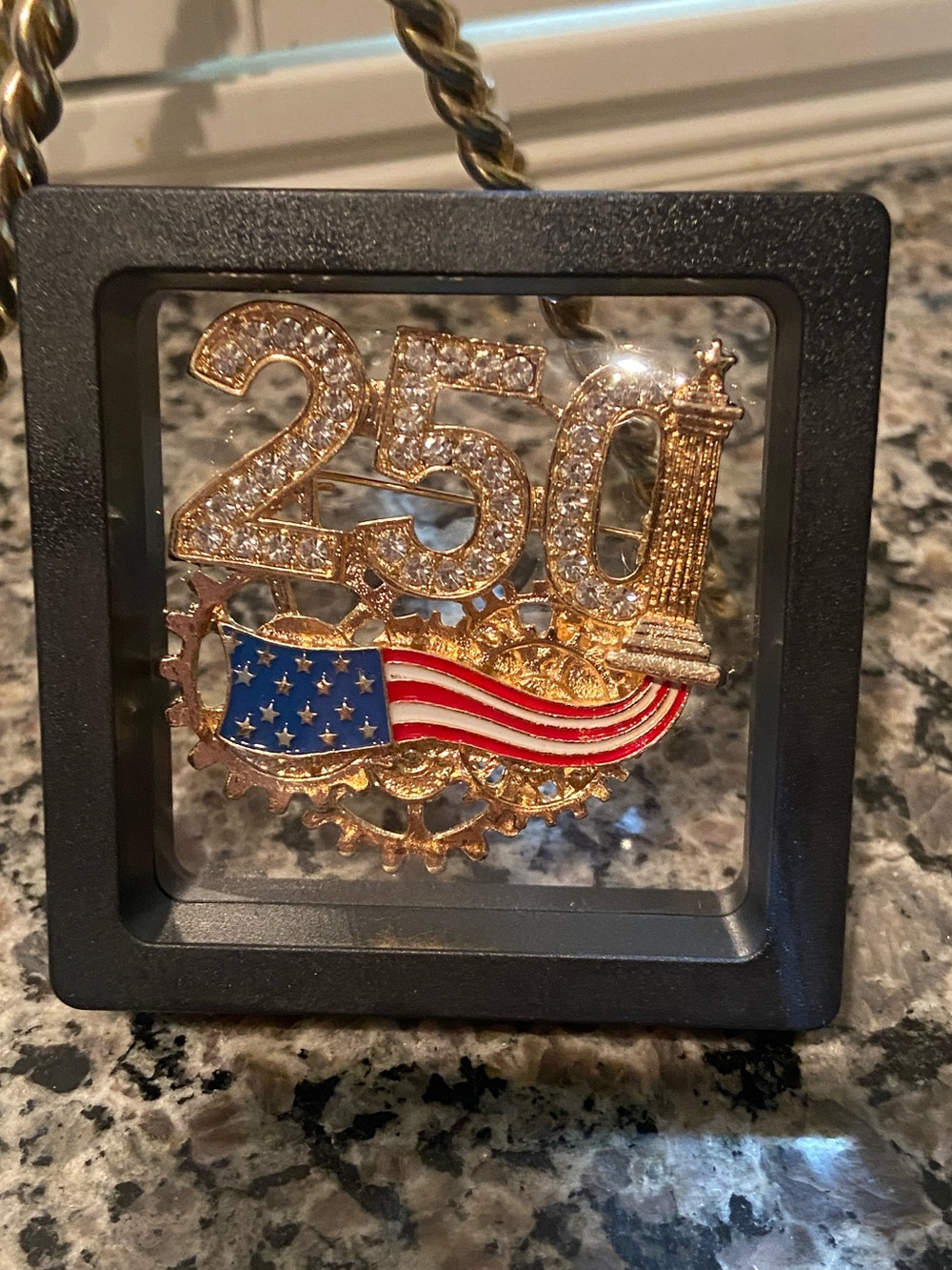 America 250th Anniversary Brooch NEW